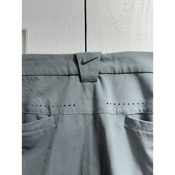 Nike Golf Tour Performance Dri-Fit Shorts Grey Size 40 Chino Flat Front - Picture 5 of 6